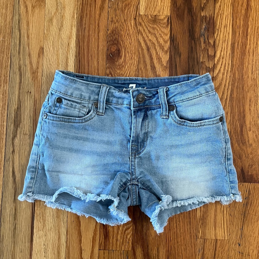 7 For All Mankind girls Jean Shorts